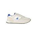 White Polyester Men's Sneaker