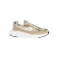 Beige Polyurethane Mens Sneaker