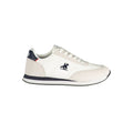 White Polyester Men's Sneaker