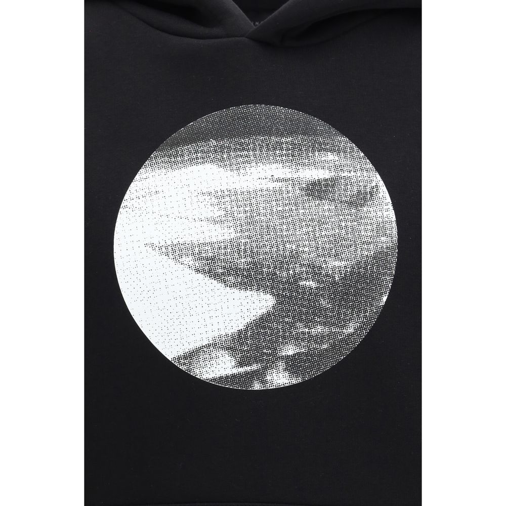 Black Cotton Sweatshirt