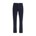 Blue Cotton Chino Pants