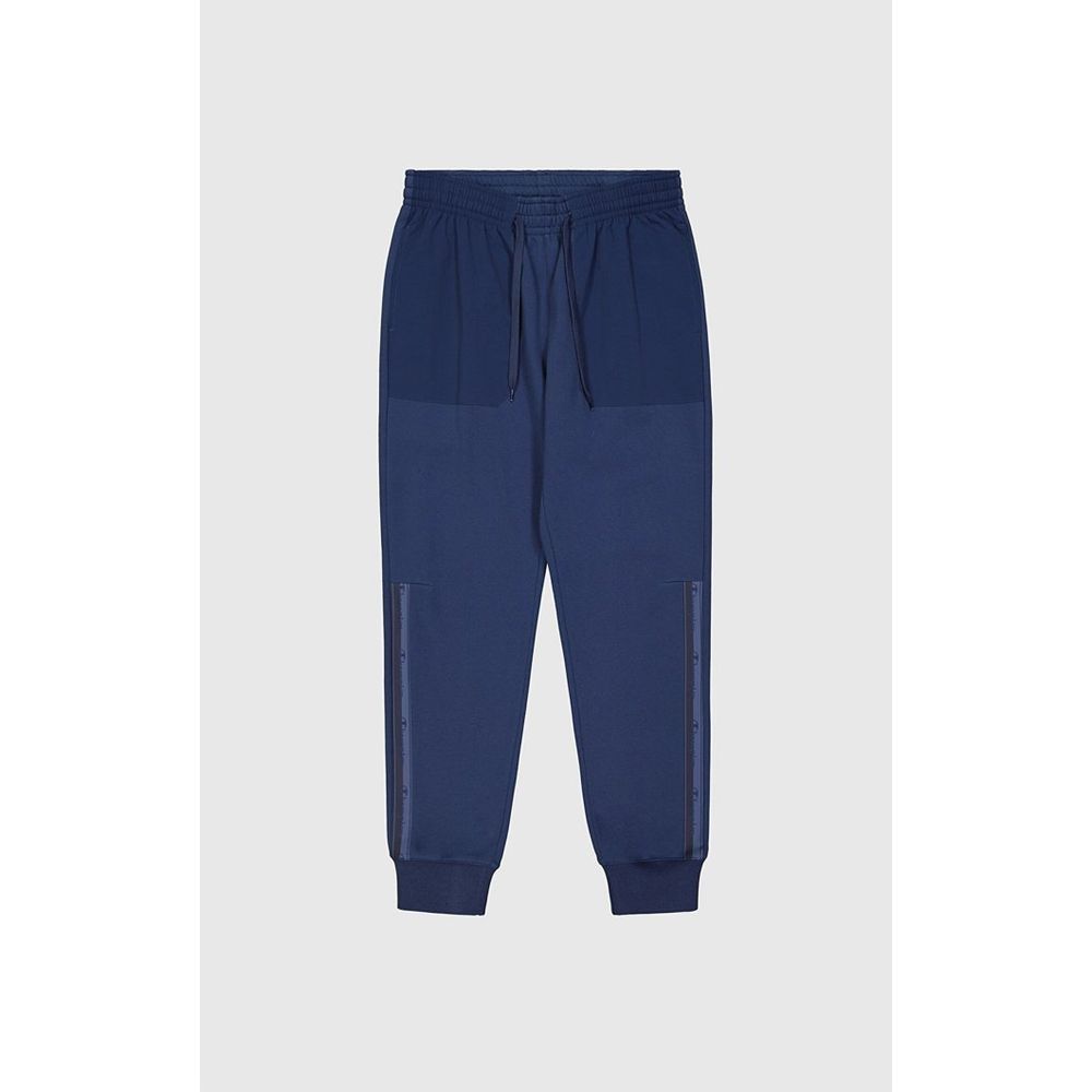 Blue Cotton Joggers (Workout Pants)