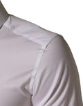 White Cotton Short Sleeves Button Down Shirt
