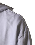 White Logo Print Cotton Hooded Sweatshirt Sweater