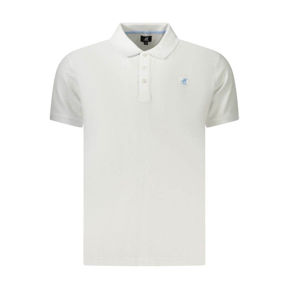 White Cotton Men's Polo Shirt