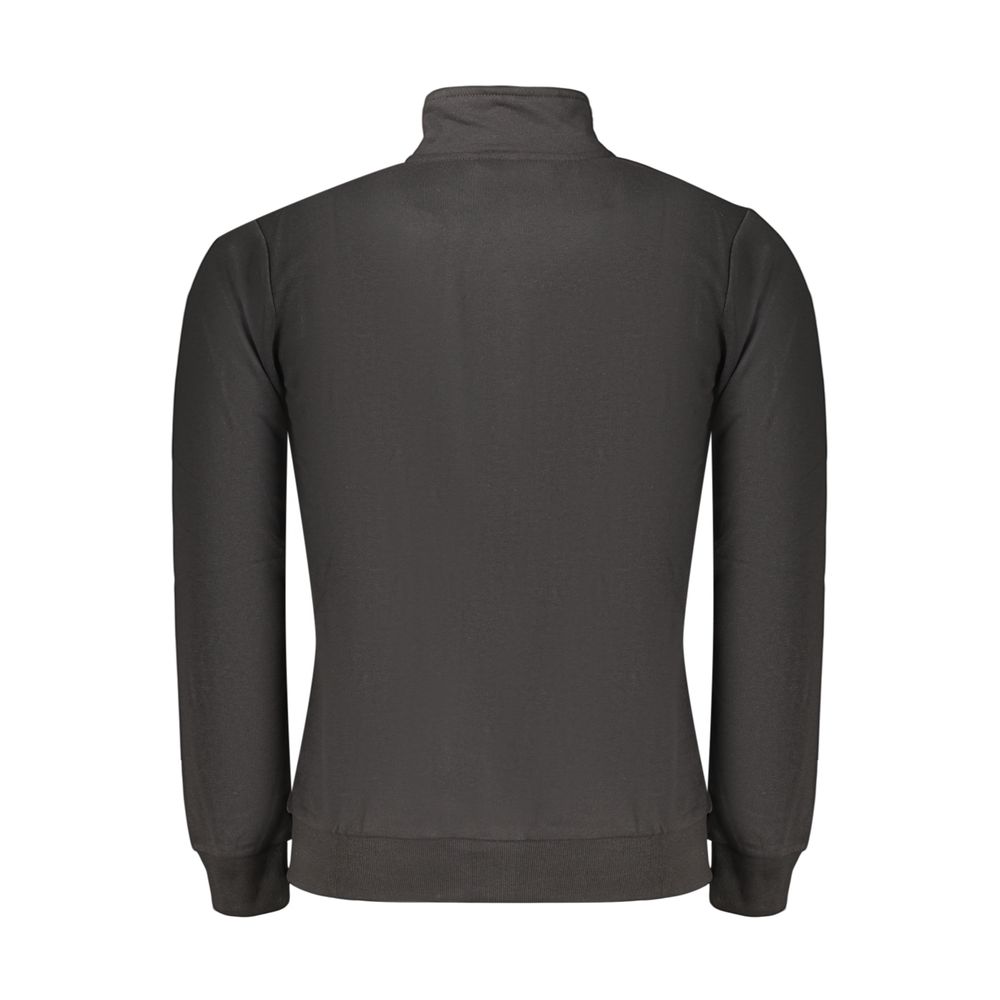 Black Cotton Men's Sweatshirt