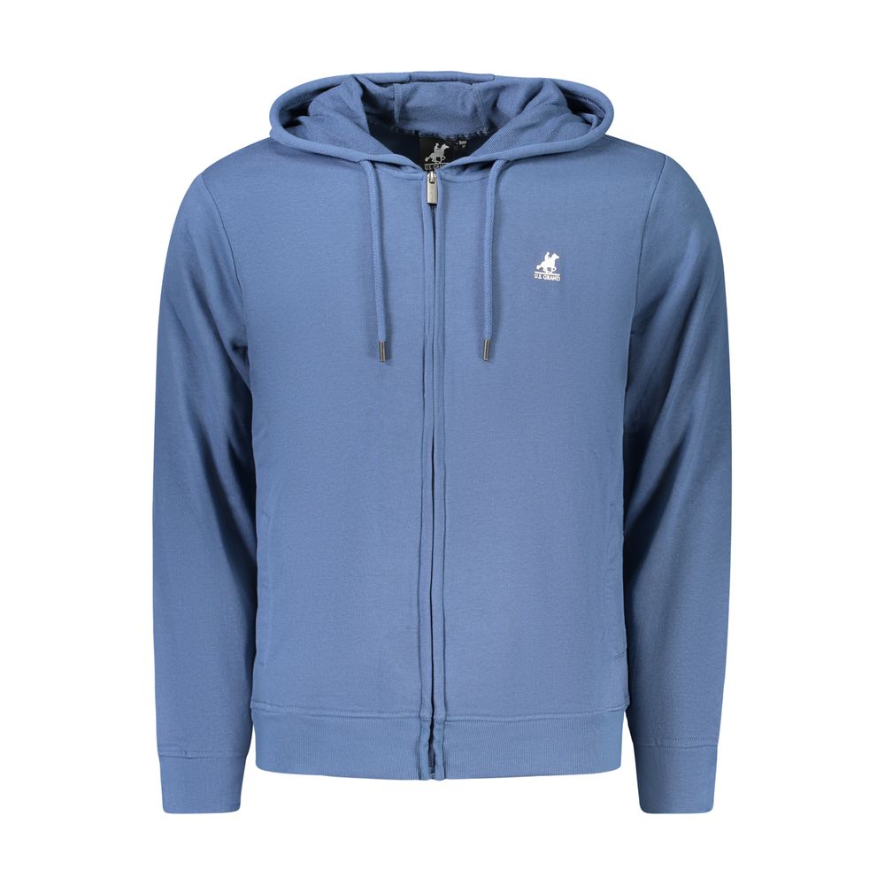 Blue Cotton Men's Sweatshirt