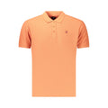 Orange Cotton Men's Polo Shirt