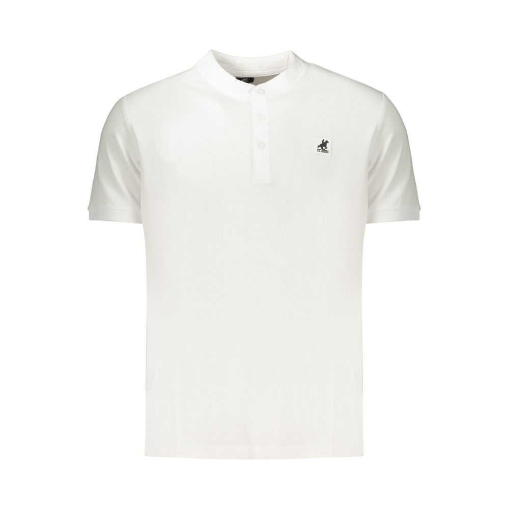 White Cotton Men's Polo Shirt
