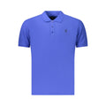 Blue Cotton Men's Polo