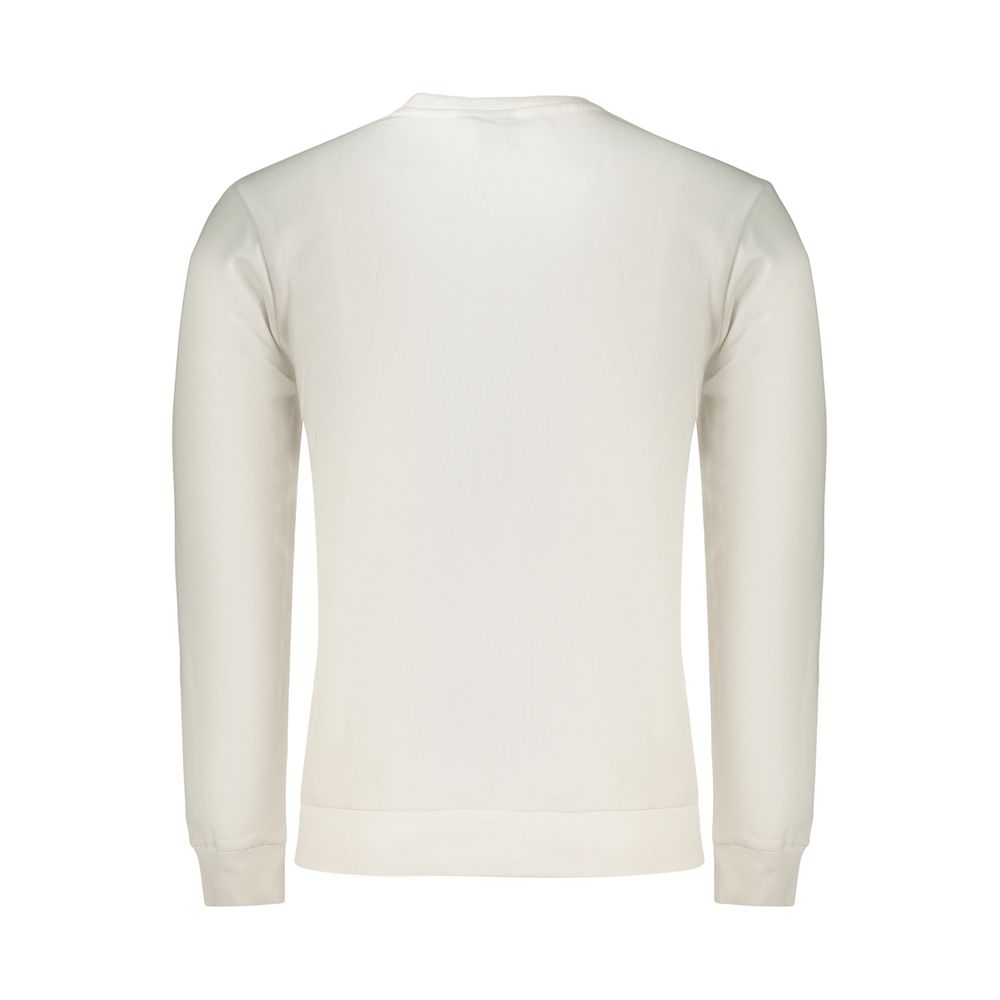 White Cotton Men's Sweatshirt
