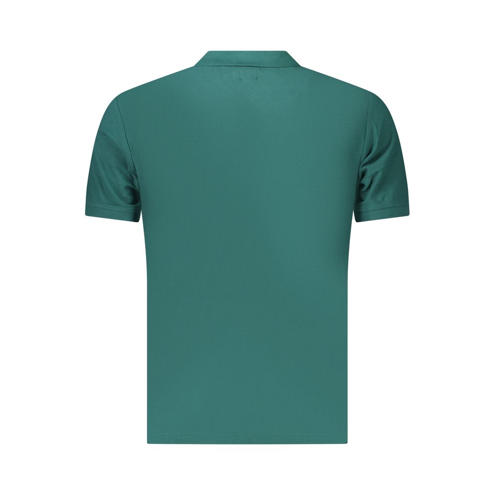 Green Cotton Men's Polo