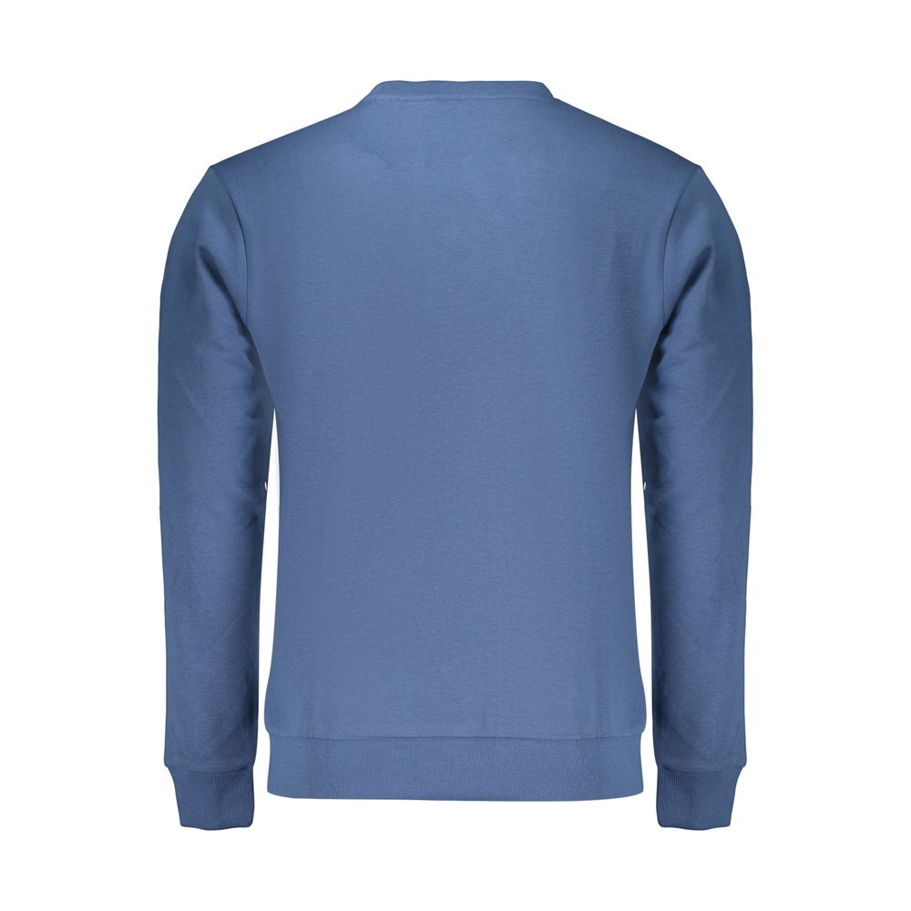 Blue Cotton Men's Sweatshirt