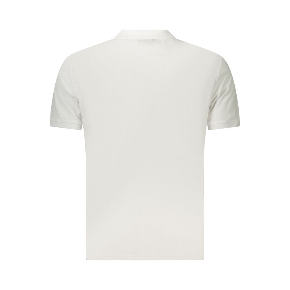 White Cotton Men's Polo Shirt