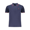 Blue Cotton Men's Polo