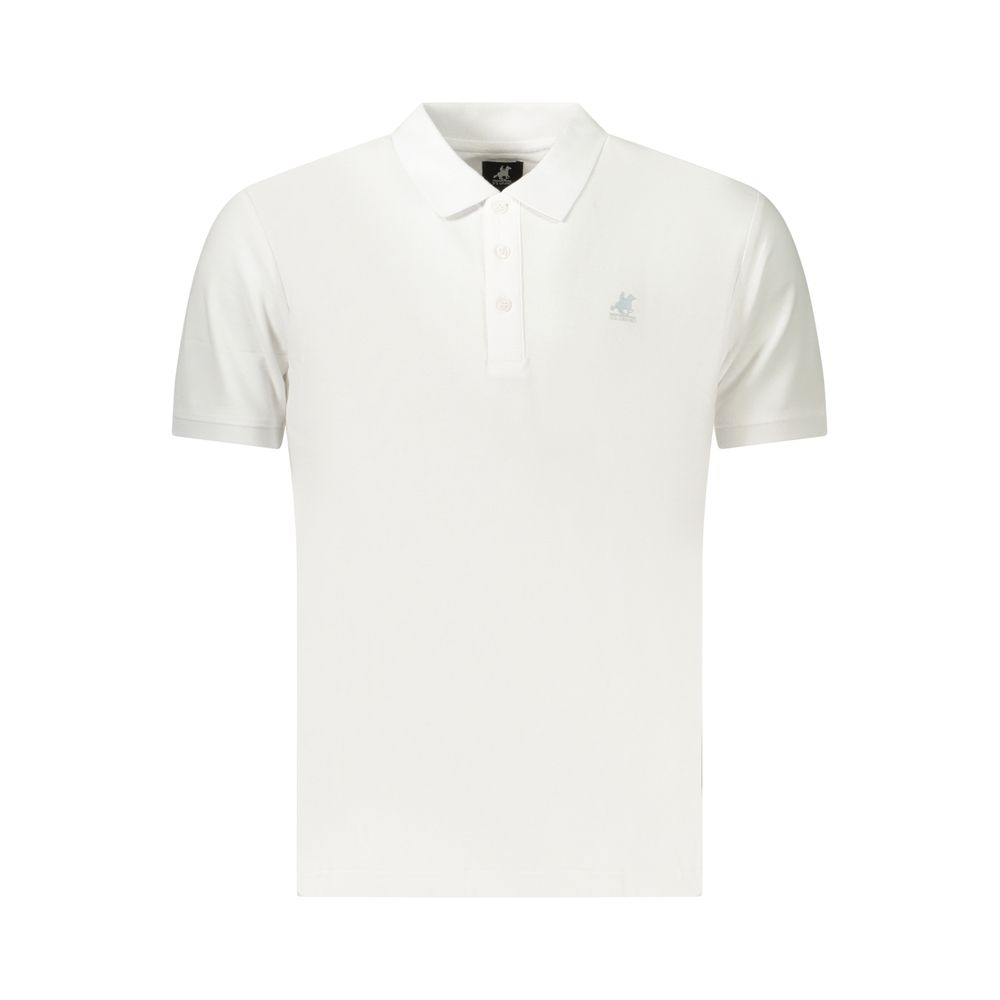 White Cotton Men's Polo