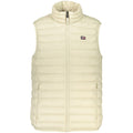 Beige Polyester Mens Vest