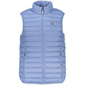 Blue Polyester Men's Jacket