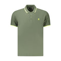 Green Cotton Men's Polo
