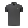 Black Cotton Men's Polo Shirt