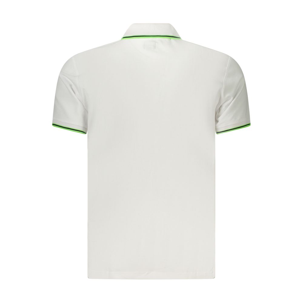 White Cotton Men's Polo Shirt