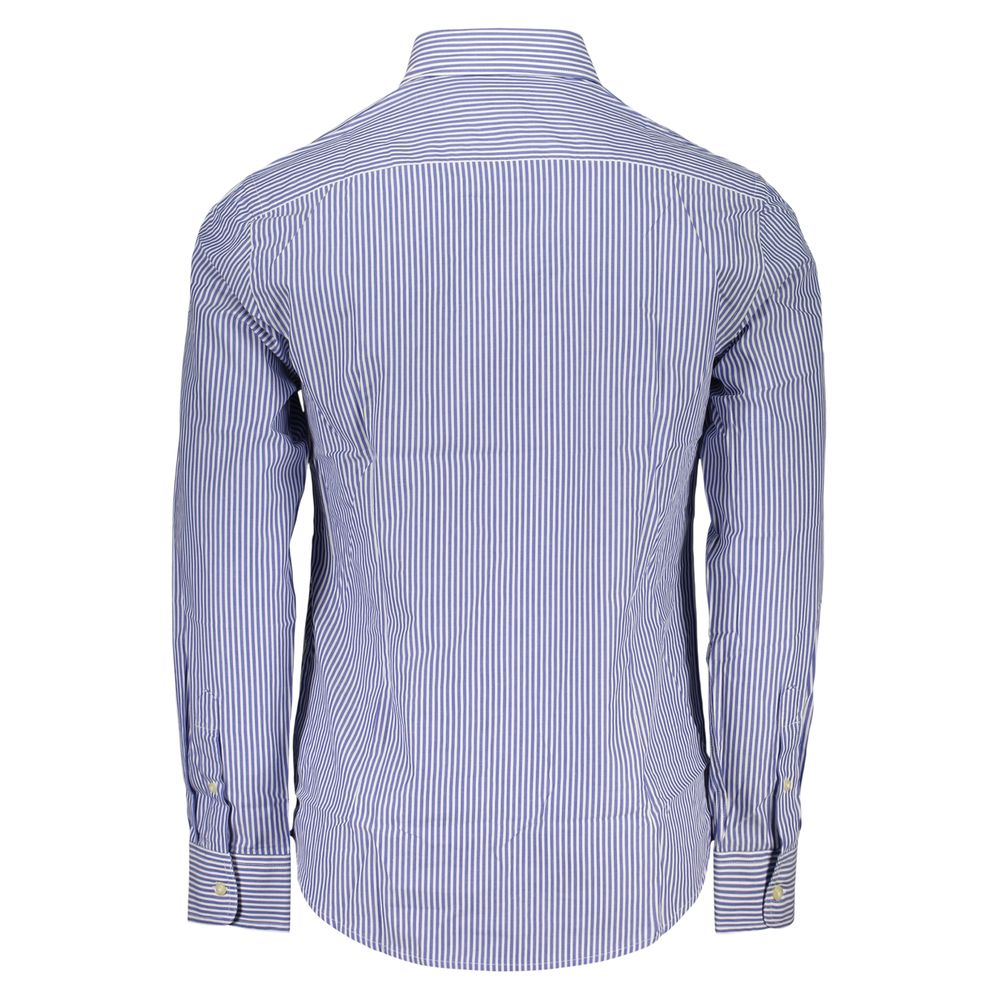 Blue Cotton Men's Shirt