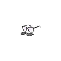 Black Acetate Glasses (Frames)