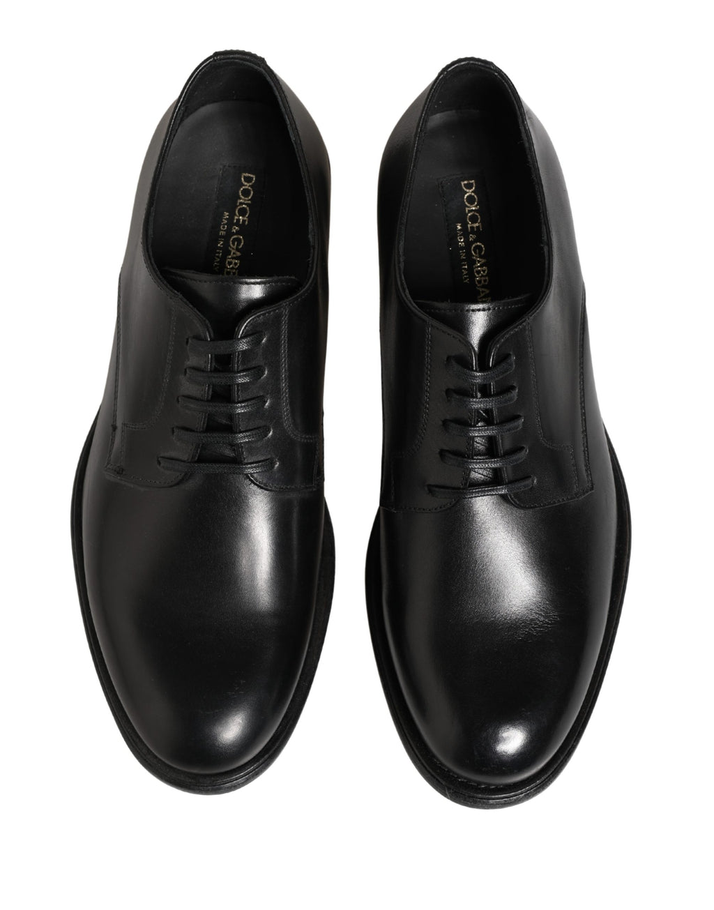 Black Calfskin Leather Derby Men Dress Shoes