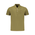 Green Cotton Men's Polo Shirt