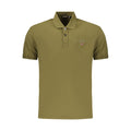Green Cotton Men's Polo Shirt
