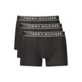 Black Cotton Men's Boxer Shorts