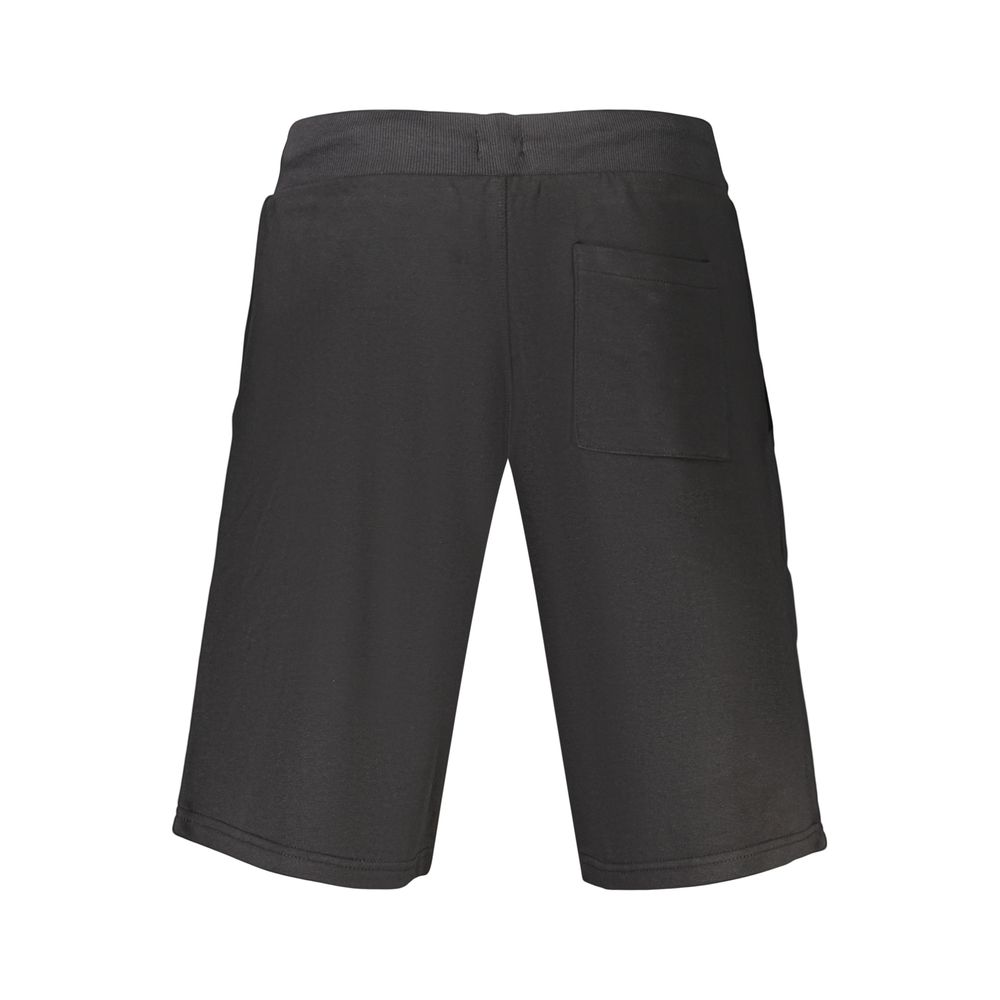 Black Cotton Men's Sweatpants