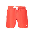 Rosso Polyester Men's Swim Short