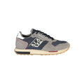 Blue Polyester Men's Sneaker