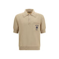 Beige Cotton Polo Shirt