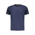 Blue Cotton Men's T-Shirt