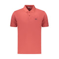 Red Cotton Men's Polo Shirt