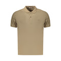 Brown Cotton Men's Polo Shirt