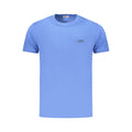 Blue Cotton Men's T-Shirt