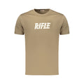 Brown Cotton Men's T-Shirt