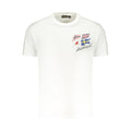 White Cotton Mens T-Shirt