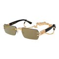 Gold Metal Sunglasses