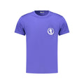 Blue Cotton Men's T-Shirt