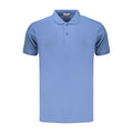 Blue Cotton Men's Polo Shirt