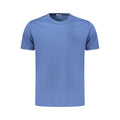 Blue Cotton Men's T-Shirt
