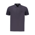 Blue Cotton Men's Polo