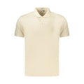 Beige Cotton Men Polo