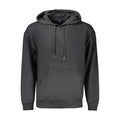 Black Cotton Men's Sweatshirt