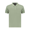 Green Cotton Men's Polo