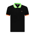 Black Cotton Men's Polo Shirt